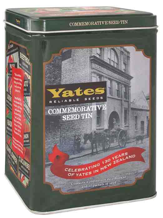 Yates Heritage Tin &#8211; Celebrating 130 years in New Zealand
